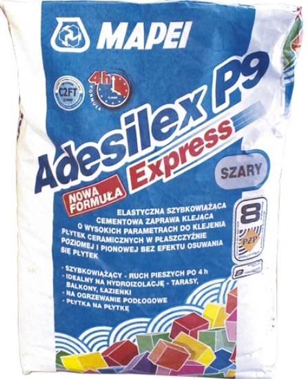 Poza cu Adeziv pentru gresie si piatra naturala Adesilex P9 Express gri 25kg