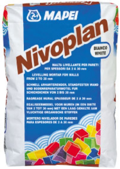 Poza cu Mortar alb pt tencuiala Nivoplan 25kg
