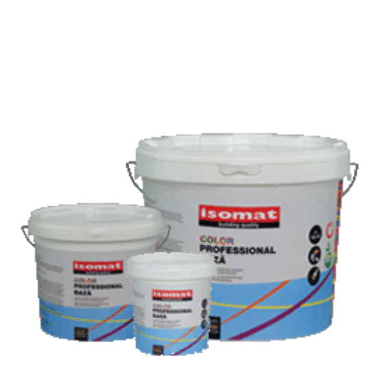 Poza cu Vopsea lavabilă albă pentru interior ISOMAT COLOR PROFESSIONAL la 2,5 litri