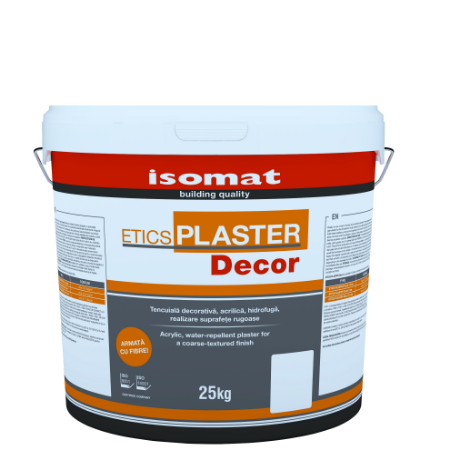 Poza cu Tencuială decorativa acrilică ISOMAT ETICS PLASTER DECOR 25kg