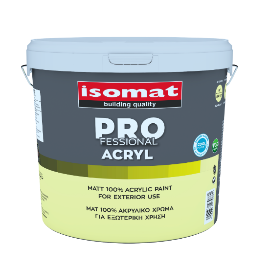 Vopsea lavabila alb mat Isomat Acryl Professional
