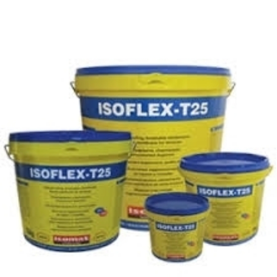 Poza cu Hidroizolatie lichida pentru terase ISOMAT ISOFLEX-T25 Alb 25kg