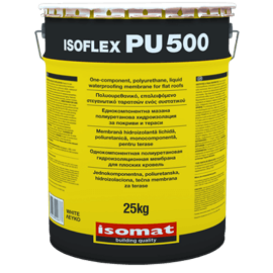 Poza cu Hidroizolatie lichida poliuretanica pentru terase ISOMAT ISOFLEX-PU 500 25kg