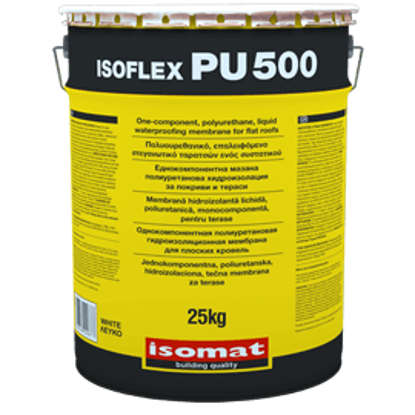 Poza cu Hidroizolatie lichida poliuretanica pentru terase ISOMAT ISOFLEX-PU 500 6kg