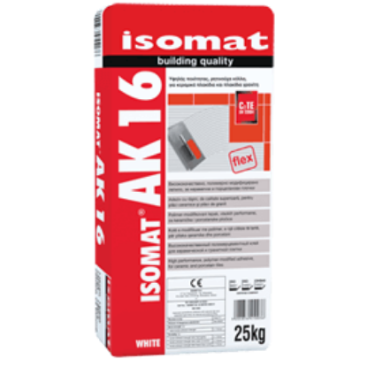 Poza cu Adeziv alb Isomat AK 16, C2 TΕ, 25kg