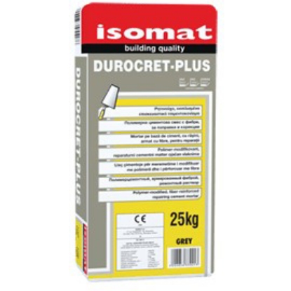 Poza cu Mortar reparații beton de clasa R3, Isomat DUROCRET-PLUS Gri, 25kg