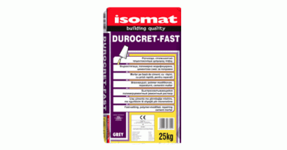 Poza cu Mortar reparaţii beton clasa R2, ISOMAT DUROCRET-FAST Gri, 25kg