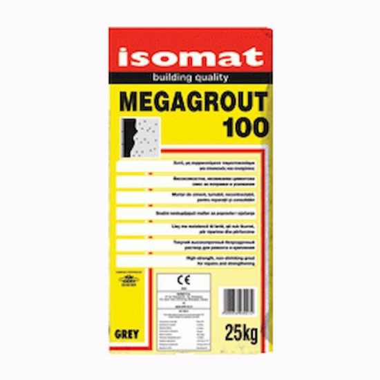 Poza cu Mortar reparaţii si consolidari R4, Isomat MEGAGROUT-100 Gri, 25kg