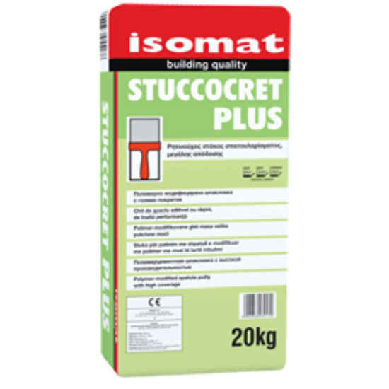 Poza cu Glet alb pt exterior Isomat STUCCOCRET-PLUS 20Kg